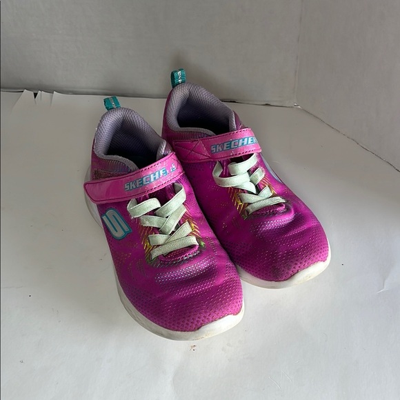 Skechers Kids' Pink Athletic Shoes - Picture 1 of 10